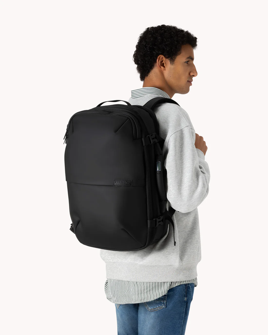 Mala de viagem Airback Original — Preto Fosco